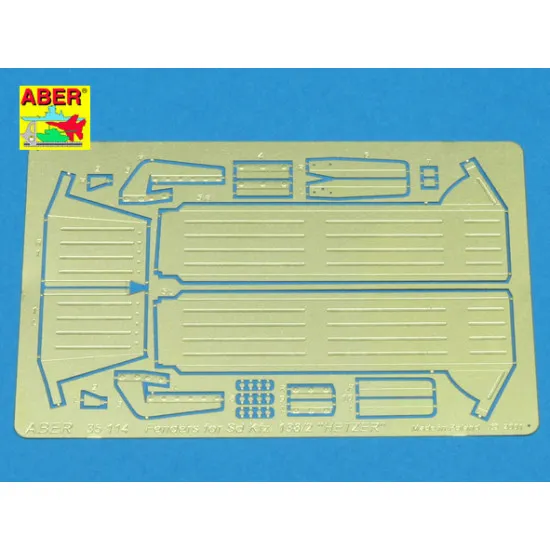 Fenders for Sd.Kfz. 138/2 Hetzer (all versions) 1/35 Aber 35-114