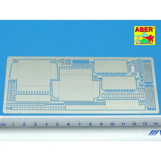 Russian heavy tank KV-I Vol.5 - tool boxes for late fenders 1/35 Aber 35-147