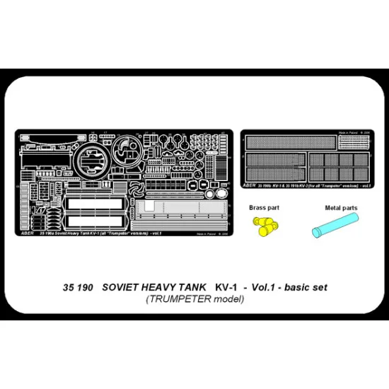 KV-1 Vol.1 - basic set 1/35 Aber 35-190