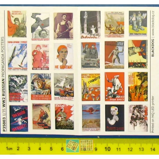 Black Dog P35003 1/35 Ww 2 Russian Propaganda Posters 24 Posters