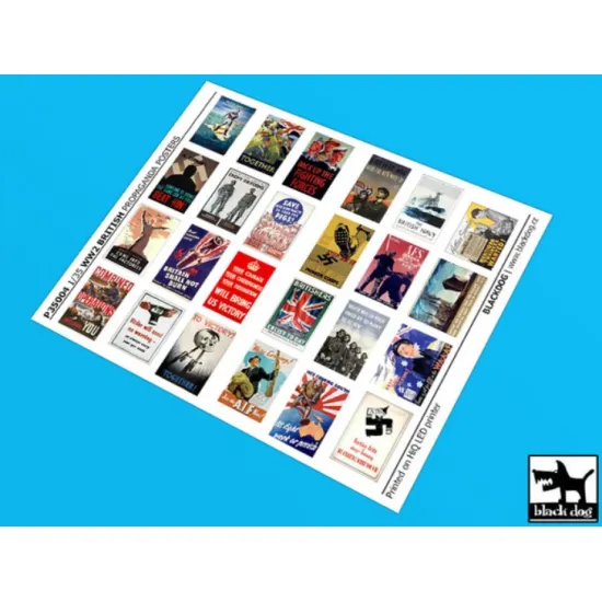 Black Dog P35004 1/35 Ww 2 British Propaganda Posters 24 Posters