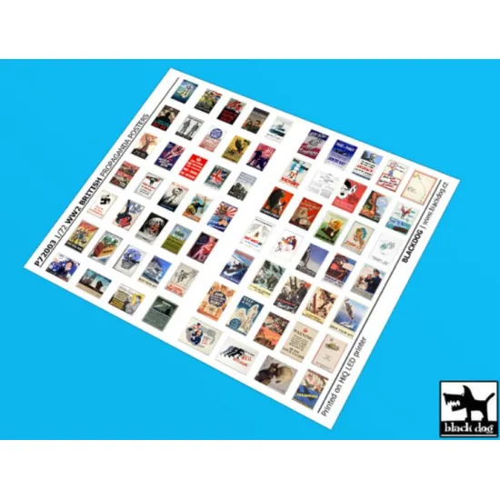 Black Dog P72003 1/72 Ww 2 British Propaganda Posters 68 Posters