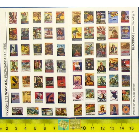 Black Dog P72004 1/72 Ww 2 U.s Propaganda Posters 69 Posters