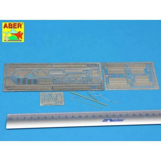 Photo-etched detail parts for Israeli Tank M51HV I Sherman Vol.2 - fenders 1/35 Aber 35-252