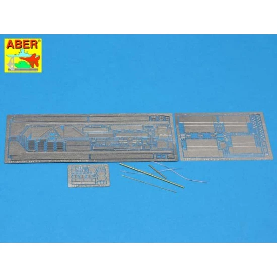Photo-etched detail parts for Israeli Tank M51HV I Sherman Vol.2 - fenders 1/35 Aber 35-252