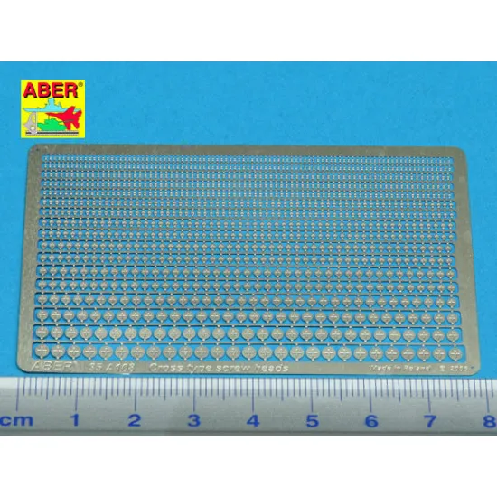 Cross type screaw heads 1/35 Aber 35-A108