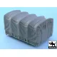 Black Dog T48050 1/48 Us 2 1/2 Ton Cargo Truck Bay Canvas Tamiya 32548 Resin