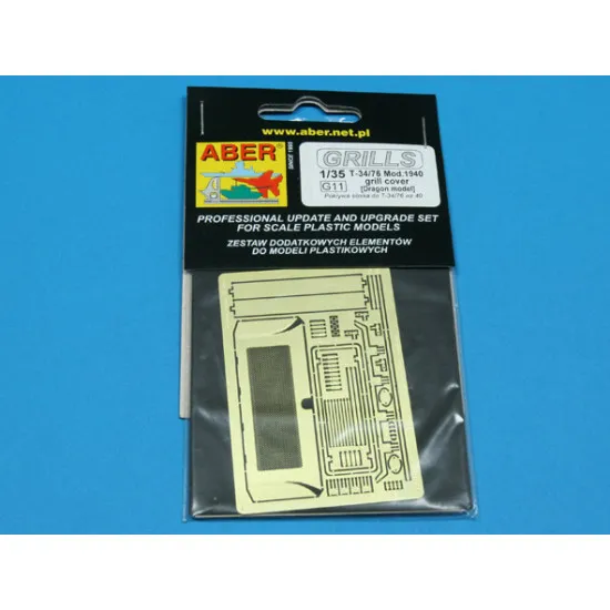 T-34/76 Mod.1940 grille cover 1/35 Aber 35-G11
