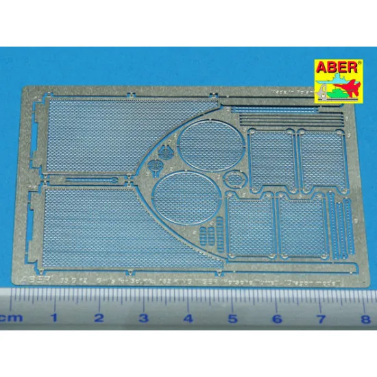 Grilles for Sd.Kfz.182 King Tiger (Porshe Turret) 1/35 Aber 35-G12