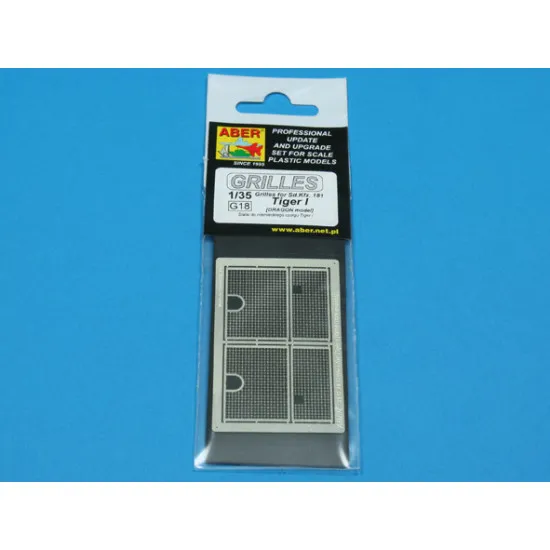 Grilles for Sd.Kfz. 181 Tiger I 1/35 Aber 35-G18
