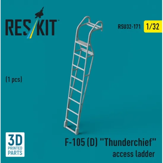 Reskit Rsu32-0171 1/32 F 105d Thunderchief Access Ladder 1pcs 3d Printed