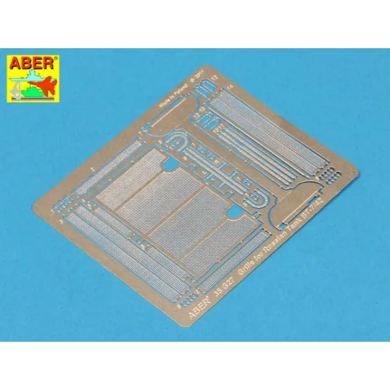 Grilles for BT-7 or BT-42, for Tamiya 1/35 Aber 35-G27