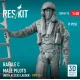 Reskit Rsf48-0075 1/48 Rafale C Male Pilot With Access Ladder Type1 1pcs 3d Printed