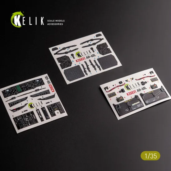 Kelik K35031 1/35 3d Decal For Uh-60l Interior For Academy Kit
