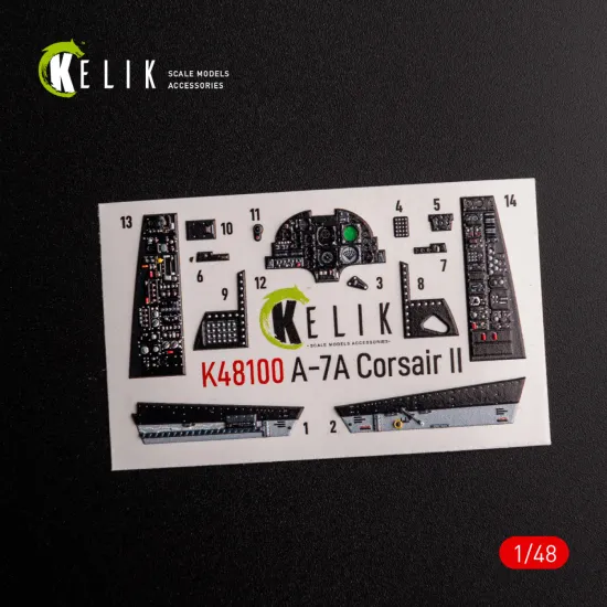 Kelik K48100 1/48 3d Decal For A-7a Corsair Ii Interior For Hobbyboss Kelik K48100 1/48 3d Decal For A-7a Corsair Ii Interior For Hobbyboss