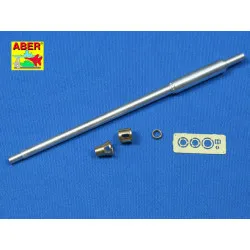 German 88mm KwK 43/3 L/71 Tiger B Serien-Turm, Late Barrel 1/35 Aber 35-L08