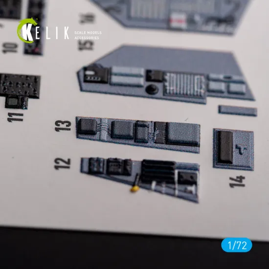 Kelik K72127 1/72 3d Decal For Fg.1 Phantom Interior For Airfix Kelik K72127 1/72 3d Decal For Fg.1 Phantom Interior For Airfix