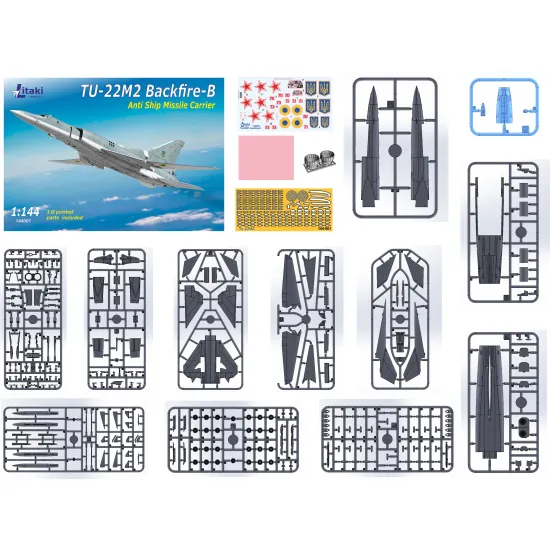Litaki 144001 1/144 Tu-22m2 Backfire-b Anti-ship Missile Carrier