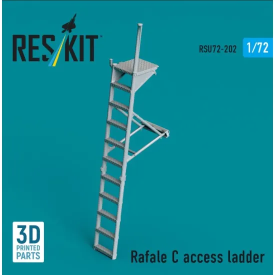 Reskit Rsu72-0202 1/72 Rafale C Access Ladder 3d Printed