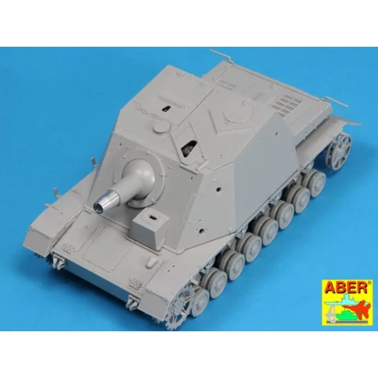German 15cm StuH 43 barrel for Stu.Pz. IV BRUMBAR, for DragonF 1/35 Aber 35-L110