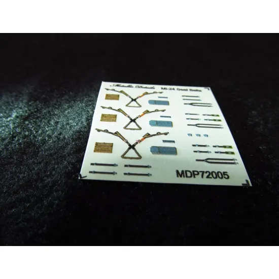 Metallic Details Mdp72005 1/72 Mi-24. Seat Belts Aircraft Accessories