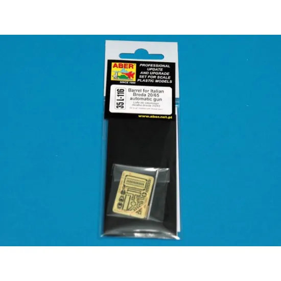 Barrel for Italian Breda 20mm L/65 automatic gun 1/35 Aber 35-L116