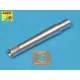 114mm H/18 Howitzer barrel for Finnish Army BT-42 Assault Gun, for Tamiya 1/35 Aber 35-L119