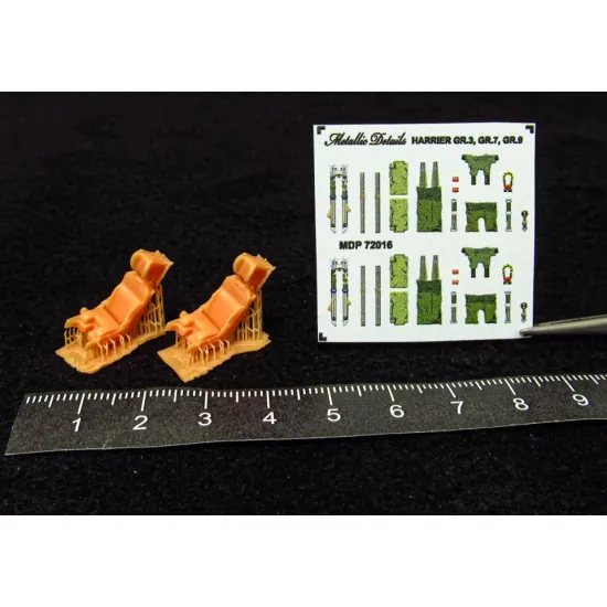 Metallic Details Mdr72115 1/72 Harrier Gr.3, Gr.7 Gr.9 Ejection Seat Accessories Kit