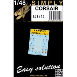Hgw 148414 1/48 3d Decal Seatbelts For Corsair Accessories Kit