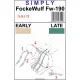 Hgw 148415 1/48 3d Decal Seatbelts For Fockewulf Fw-190 Accessories Kit