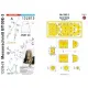Hgw 132849 1/32 Seat Belts And Mask For Bf 109e-3 Basic Line Dragon/Cyberhobby/Hobby 2000