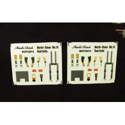 Metallic Details Mdp32014 1/32 Martin-baker Mk.10 Seat Belts