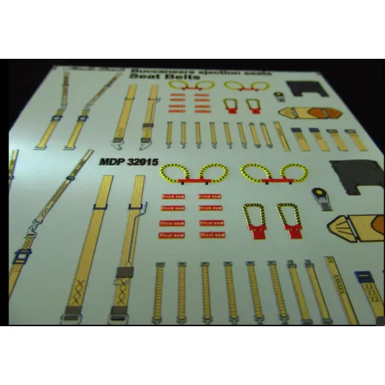 Metallic Details Mdp32015 1/32 Blackburn Buccaneer. Seat Belts