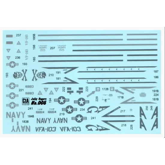 Cta Models 005 1/72 Decal Jolly Rogers Timeline Part One Fighter Aircraft