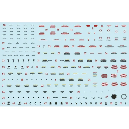 Cta Models 033 1/72 Decal F-4b/J/N Phantom Technical Data Stencils Usn And Usmc