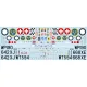 Cta Models 054 1/72 Decal Hawker Hunter Raf, Faa, Swiss, Sweden, 6 Markings