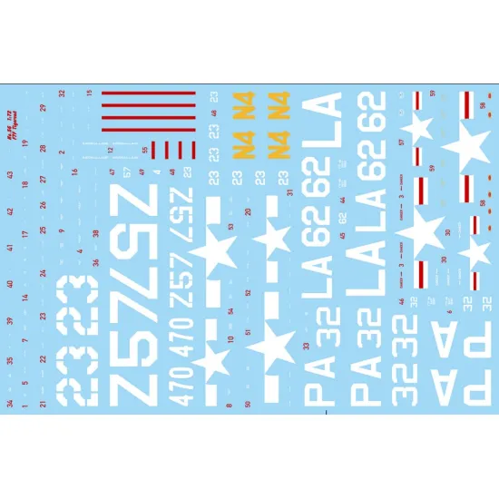 Cta Models 056 1/72 Decal Supermarine Seafire Faa, Aeronavale, 6 Markings