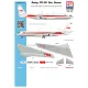 Cta Models 070 1/144 Decal For Boeing 707-331 Star Stream Twa