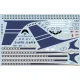 Cta Models 071 1/144 Decal For Boeing 707-436 Boac
