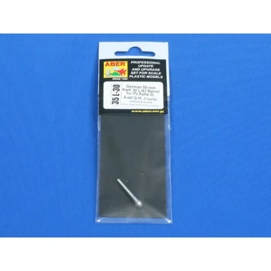 Germ.50mm KwK38L/42 Barrel for Pz.Kpfw.III Ausf.G,H,J (early) 1/35 Aber 35-L30