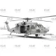 Icm 48360 1/48 Mh-60l Black Hawk Us Special Forces Helicopter Plastic Model Kit