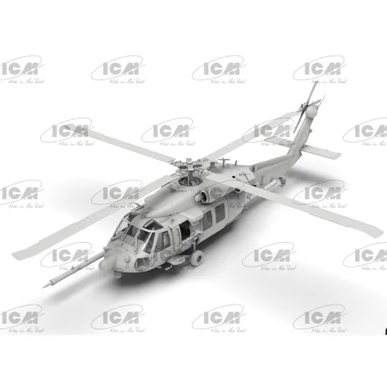 Icm 48360 1/48 Mh-60l Black Hawk Us Special Forces Helicopter Plastic Model Kit