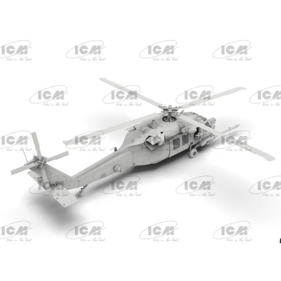 Icm 48360 1/48 Mh-60l Black Hawk Us Special Forces Helicopter Plastic Model Kit