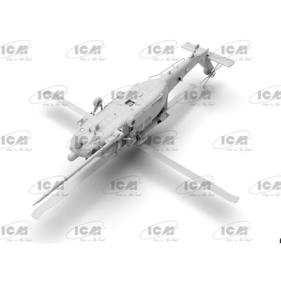 Icm 48360 1/48 Mh-60l Black Hawk Us Special Forces Helicopter Plastic Model Kit