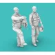 Rise144 Models Rm48007 1/48 Vietnam Pilots Standing/Climbing Set1