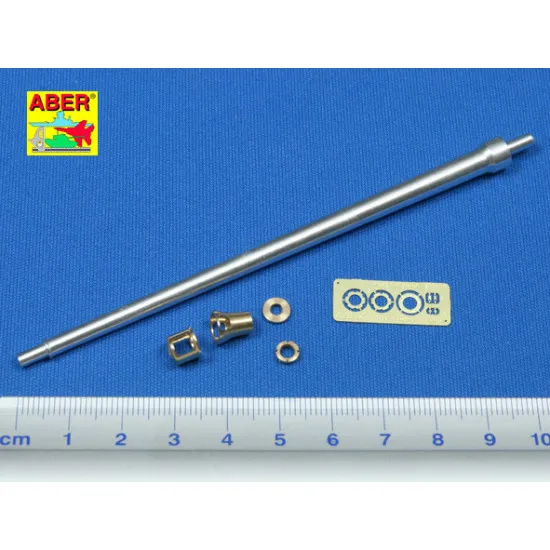 German 7,5cmKwK42L/70 gun barrel with muzzle brake for Panther Ausf. G (Late) 1/35 Aber 35-L36