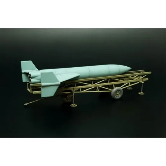 Brengun Brs48017 1/48 Feuerlilie F-55 Flakrakete W/Dolly