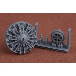 Sbs 72085 1/72 Finnish Brewster B-239 Engine And Exhaust Set