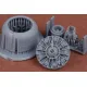 Sbs 72086 1/72 Sbd-2/3 Dauntless Engine And Cowling Set For Flyhawk Kit