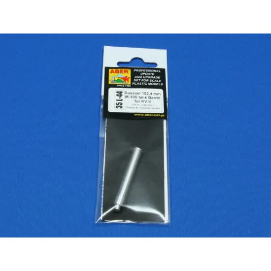 Russian 152,4 mm M-10S tank barrel for KV-II 1/35 Aber 35-L44